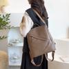 Outdoor Travel Bag PU Women's Large Capacity Backpack Multifunctional Shoulder Bag
