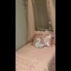 Rainbow Bed Canopy Lace Net Unique Pendant Play Tent Bedding for Kids Playing Reading with Children Round Dome Netting Curtains Baby Boys Girls Games