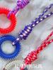 Bite-resistant Dog Toys Interactive Pet Chew Toy for Small Medium Large Dogs Funny Dog Training Ring with Rope Pet Supplies