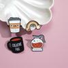 Adorable Little Prince Metal Pins Colorful Cartoon Brooch Set For Trendy Fashion Lovers