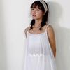 Johnature Sommer Japanische Casual Spaghetti Strap Dünne Alle Spiel Kleid Frauen Einfarbig Baumwolle Weibliche Kleider