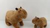 30cm/20cm  Capybara Plush Simulation Capibara Anime Fluffty Toy Stuffed  Animals  Soft Doll Children Birthday Gift Sending Sticker