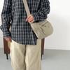 Bolso cruzado ligero de nailon para mujer con múltiples compartimentos con cremallera para viajes y uso diario