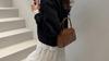 Minimalist Pu Small Shoulder Bag With Solid Color Design For Daily Casual Use