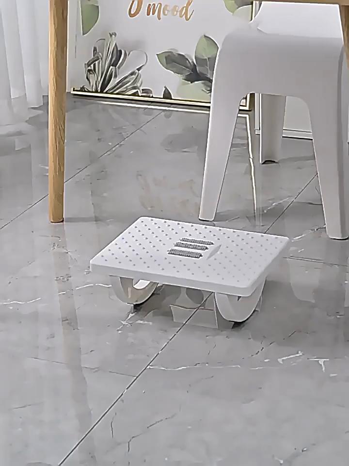 Foot Rest Under Desk Rocking Footstool with Massage Rollers Foot Rest Foot Relaxation Circulation for Home Study Office Work