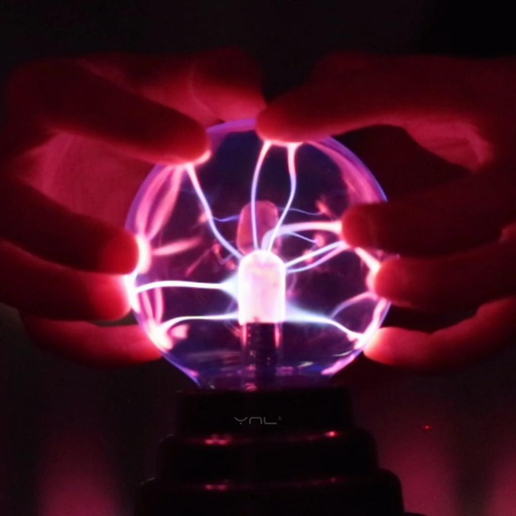 USB 3 Inch Novelty Magic Plasma Ball Night Light Touch Sensitive Atmosphere Children Christmas Kid Gift DesK Decor Novelty Lamp