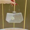Pochette da sera con strass e catenella per eventi formali