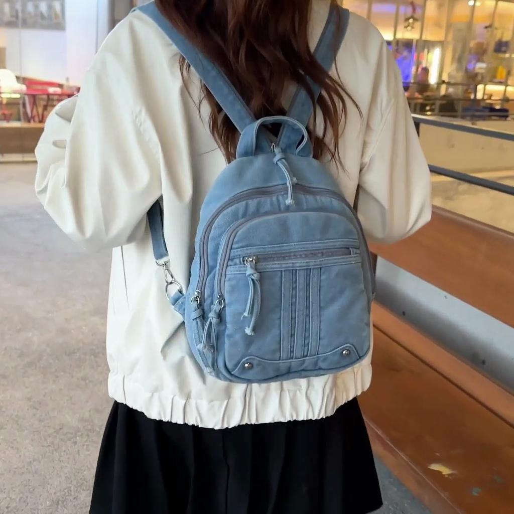 Bull Backpack Large Capacity Multi-Pocket Retro Backpack