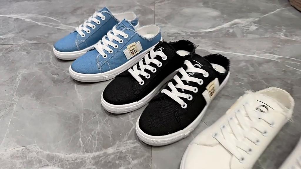 Fashion Solid Color Canvas Shoes Thick Bottom Round Head Full Match Lace Up Breathable Set of Shoes, Casual Versatile Summer Sneakers, Women's Shoes