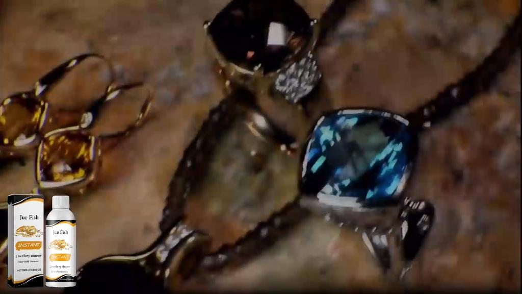 Jewelry Cleaning Liquid Jewelry Decontamination Cleaning Maintenance Gold and Silver Glass Surface Blackening Care Cleaner