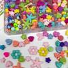 20-200 stk Akryl Søte Hjerte Stjerne Perler For DIY Halskjede Armbånd Øredobber Smykkefremstilling Håndverkstilbehør
