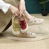 Women’s Leather Velcro Platform Sandals Closed Toe Casual Walking Shoes with Thick Rubber Sole