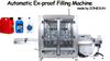 ZONESUN ZS-VTFM1 Explosion-Proof 6-Head Servo Filling Machine for Alcohol, Disinfectant & Cosmetic Bottle Packaging Line