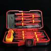 13-teiliges magnetisches Schraubendreher-Set mit Wechselköpfen - Langlebiger Stahl, geeignet für Elektriker und Heimwerker-Reparaturen