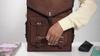 Mochila de couro conversível 2 em 1 para laptop | Mochila de couro marrom vintage para laptop | Bolsa de couro para laptop para homens e mulheres