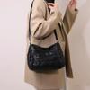 Women's Soft Leather Shoulder Bag Large Capacity Crossbody Bag Middle-Aged Mother Bag
