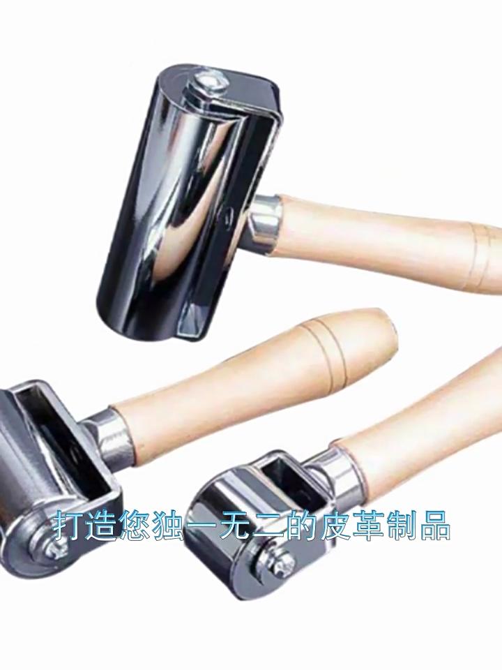 Leder Roller Presse Hand Arbeiten Leim Joint Carving Werkzeuge Zubehör