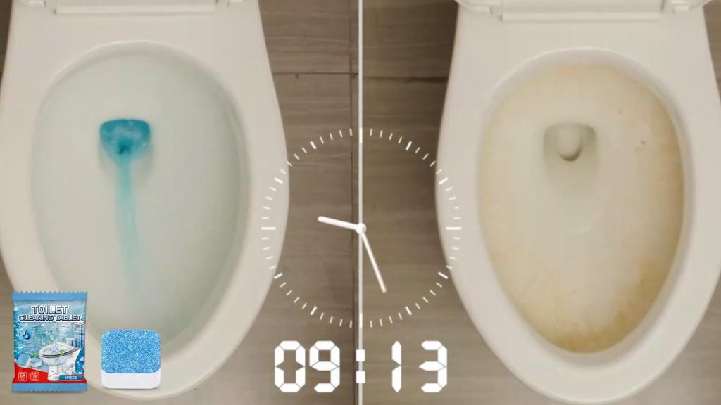 Tablete de curățare a toaletei (1buc) Tablete Curățare Îndepărtare Miros Toaletă Baie Casnică Curățare Murdărie și Pete Urină