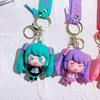 Portachiavi Hatsune Miku Colorato Creativo Figura Ragazza Cartone Animato Ciondolo Borsa Silicone