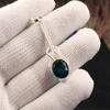 Apatit Ädelsten 925 Sterling Silver Smycken Handgjord Hänge 1,79" För Gåva PP-60-11