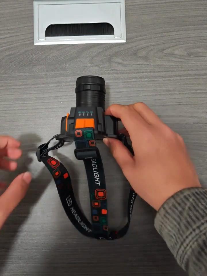 Rechargeable LED Headlights 3 Lighting Modes Adjustable Focal Length USB Suitable for Camping, Hunting, Fishing, Hiking, and Outdoor Exploration