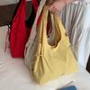 Minimalist Nylon Hobo Bag for Women Casual Everyday Use Large Capacity Shoulder Tote Bag Soft Fabric Fashion Design