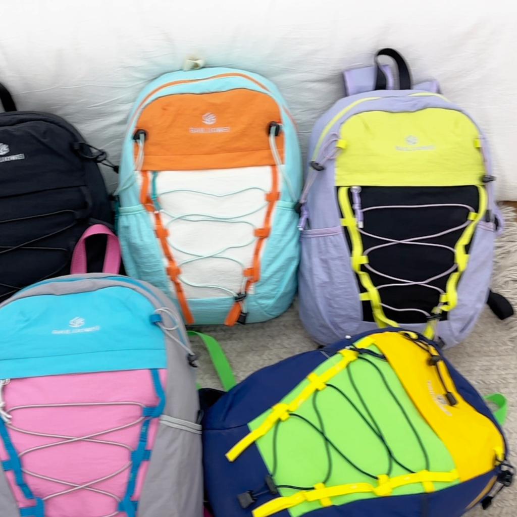 Outdoor Sport Rucksack für Herren und Damen Kontrast Leichter Rucksack