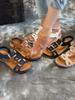 Women's Summer Peep Toe Wedge Sandals, Fashion Sequins Slip-On Shoes, Lightweight Breathable Beach Casual Footwear