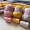 6 ovillos de lana de cachemira suave y cálida duradera vibrante lote de lana suave y gruesa manualidades DIY total 300g+120g