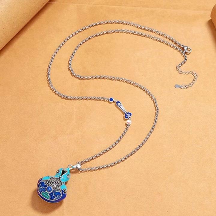 Retro gourd necklace, ethnic style, fashionable and individual