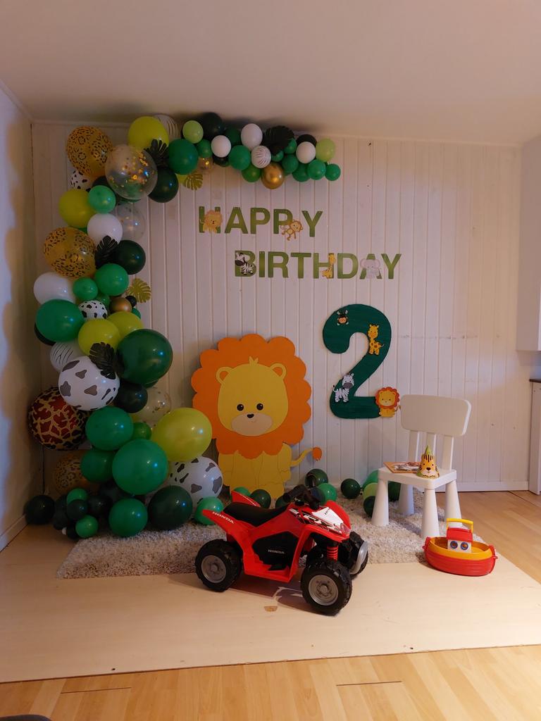 Palloncini Giungla Safari 30 Pezzi | Set Compleanno Bambino Con Leone, Giraffa, Tigre E Palloncini Lattice - Decorazioni Tema Animali