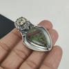 Natural Dragon Blood Jasper Gemstone Pendant 925 Sterling Silver- Handmade Design, Everyday Wear Jewelry, Unique Dragon Blood Jasper Pendant Gifts