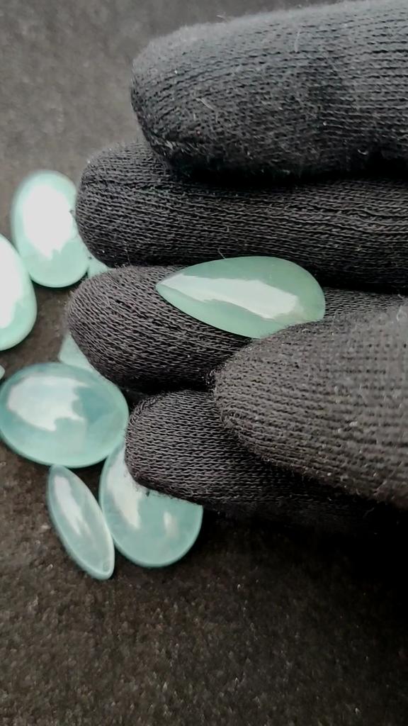 Natural Aquamarine Cabochon Gemstone Mix Shape Lot, Healing Aquamarine Stones Lot, Aqua Cabochon Lot, Mix Cabochon Lot.