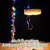 Camping Lamp RGB String Lights USB Rechargeable Lantern LED Flashlights Recyclable Tent Light Belt Outdoor Garden Decoration