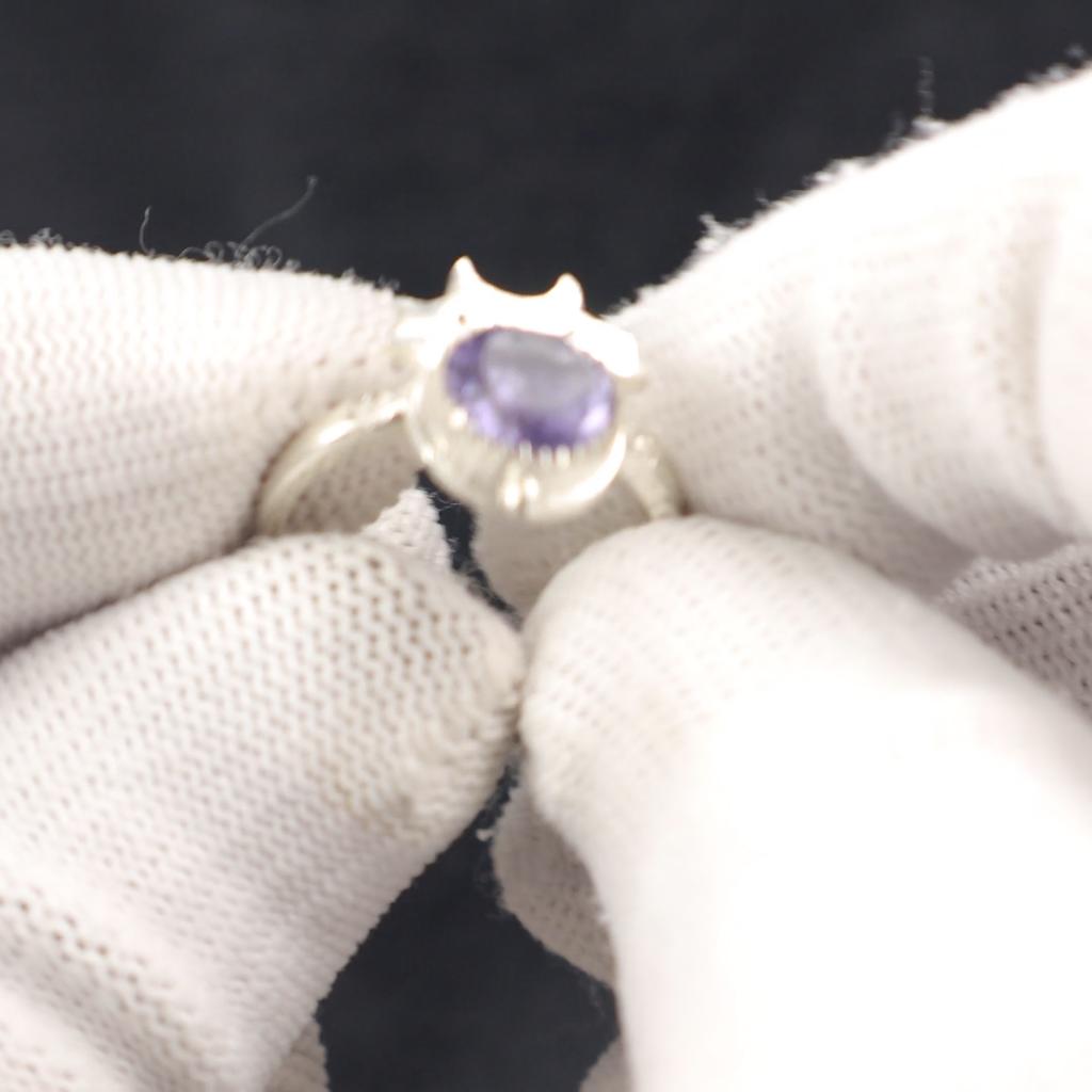 Iolite Gemstone 925 Sterling Silver Jewelry Handmade Ring For Anniversary Gift RR-67-9