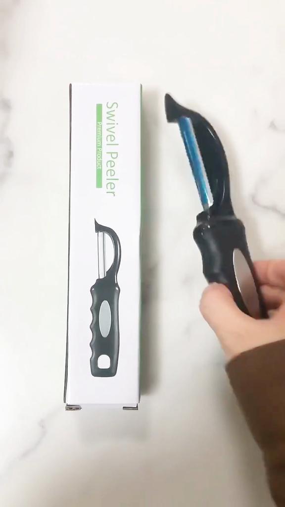 Premium Roterande Grönsaksskalare, Mjukt Grepphandtag och Ultraskarpa Rostfria Blad - Perfekt Köksskalare För Grönsaker, Frukt, Potatis, Morot