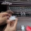 Universal Car Dashboard Clock with Luminous Display - Premium Zinc Alloy Square Quartz Clock for Car Interior (48x30mm)
