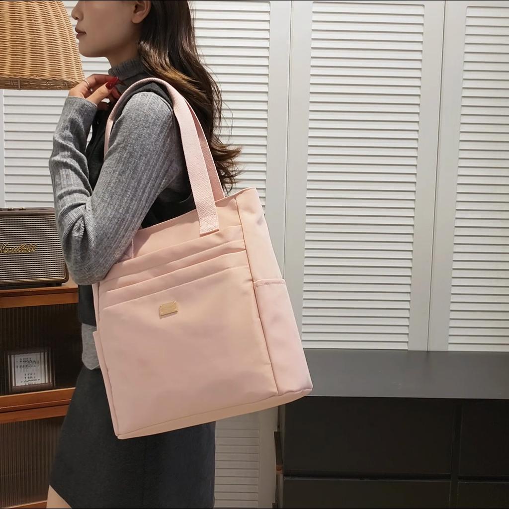 Damen Tragetasche mit großem Fassungsvermögen Pendler-Muttertasche Studentische Unterrichtsschultertasche