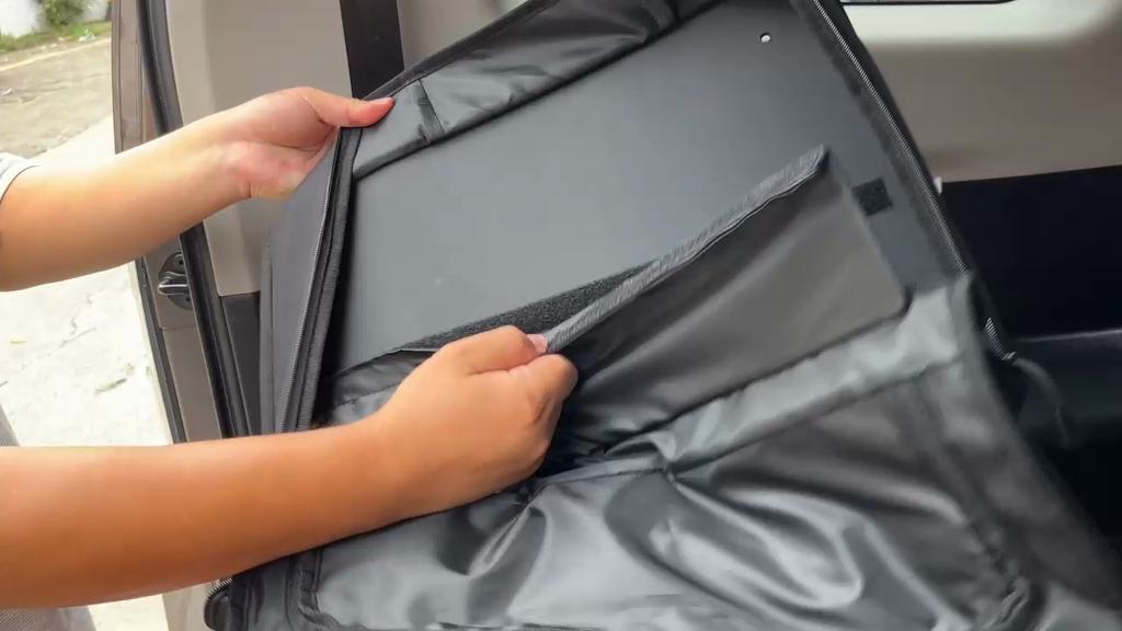 Kofferraum Heckscheibe Seitenaufbewahrungstasche Organizer Passend für Mitsubishi PAJERO 2007-2021 Verstauen Aufräumen Autozubehör