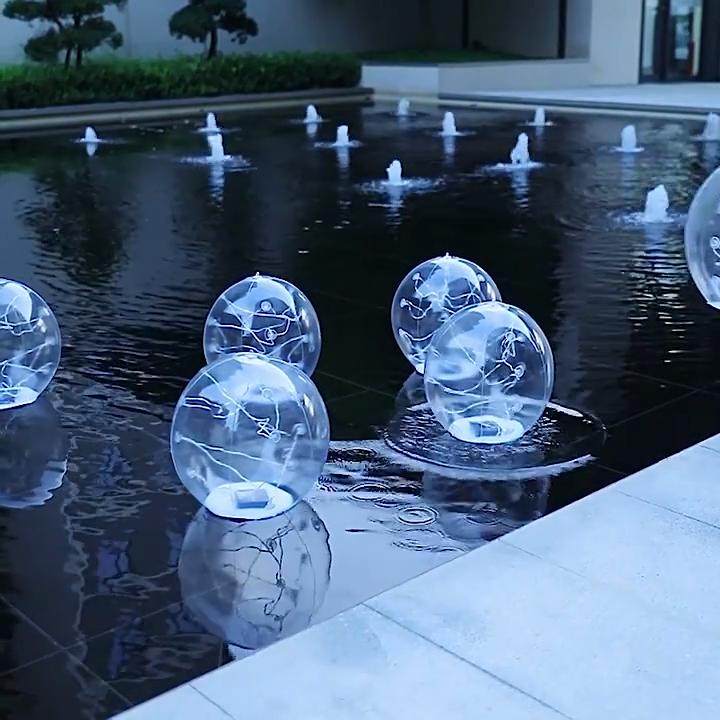 Solar Floating Ball Lights with 8 Modes LED Glow Balls, Warm White Multicolor Blue Waterproof Lights for Garden Patio Pond Pool Party Decor