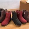 Wasserdichte Schneestiefel Damen Winterschuhe Kalter Winter Damen Stiefeletten Rutschfeste Damen Baumwollschuhe Plus Größe 42
