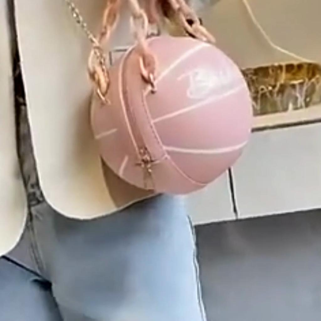 Trendy Women's Crossbody Bag Basketball Casual Stylish Gift Chain Ladies Shoulder Bag