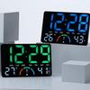 Digital Led Wall Clock With Temperature Calendar Alarm For Living Room Decor
