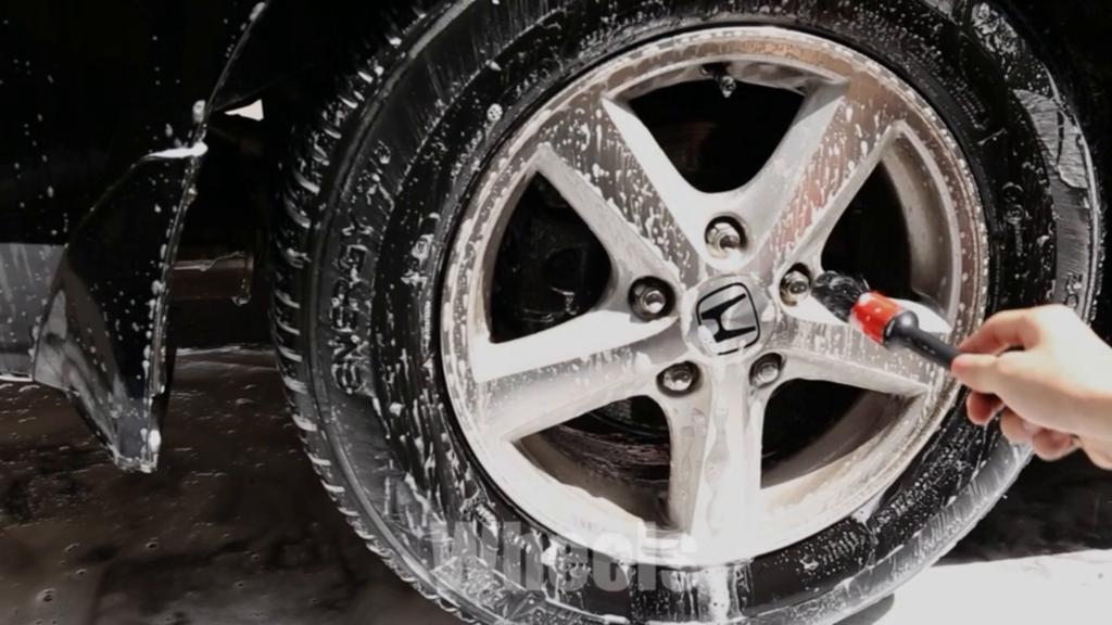 5 sztuk / zestaw Miękka szczotka do czyszczenia kół samochodowych Brud samochodowy Szczotka do czyszczenia kurzu Zestaw szczotek do detali samochodowych