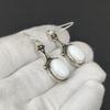 White Coral Gemstone 925 Sterling Silver Earring, Boho Silver Jewelry Dangle Earrings, Gifts For Valentine Gifts For Her