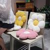 Flower Seat Cushion For Bedroom Home Office Plush Short Pile Pp Cotton Decor