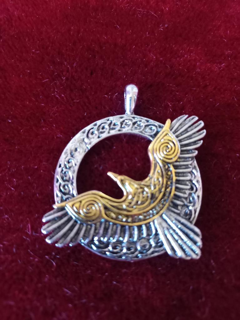 Anello barba con corvo vichingo in acciaio inossidabile | Disponibile