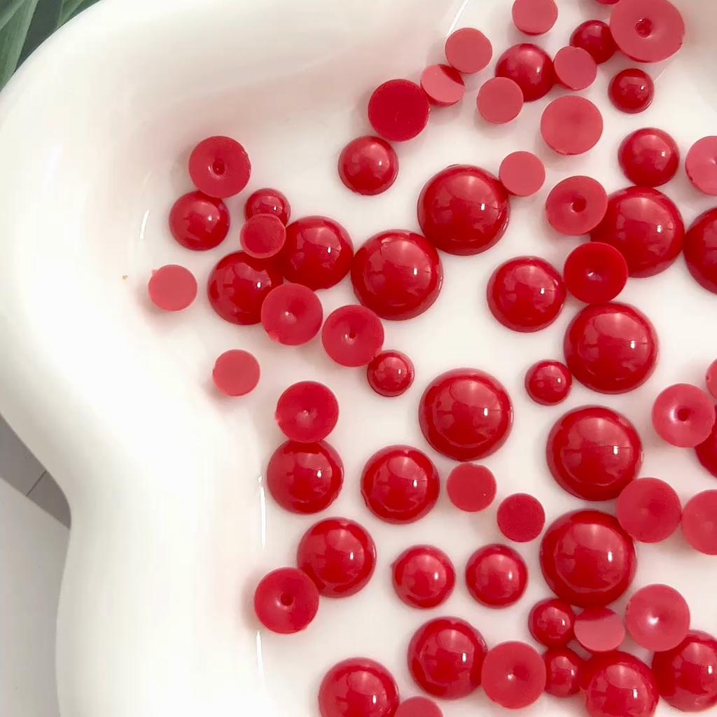 50/100/200Pcs Acrylic Flat Bottomed Circular Doll Eyes
