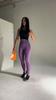 Shascullfites Melody Gym Yoga Pants Women Fitness High Waist Seamless Leggings Sportswear Purple Workout Sport Tights Activewear
