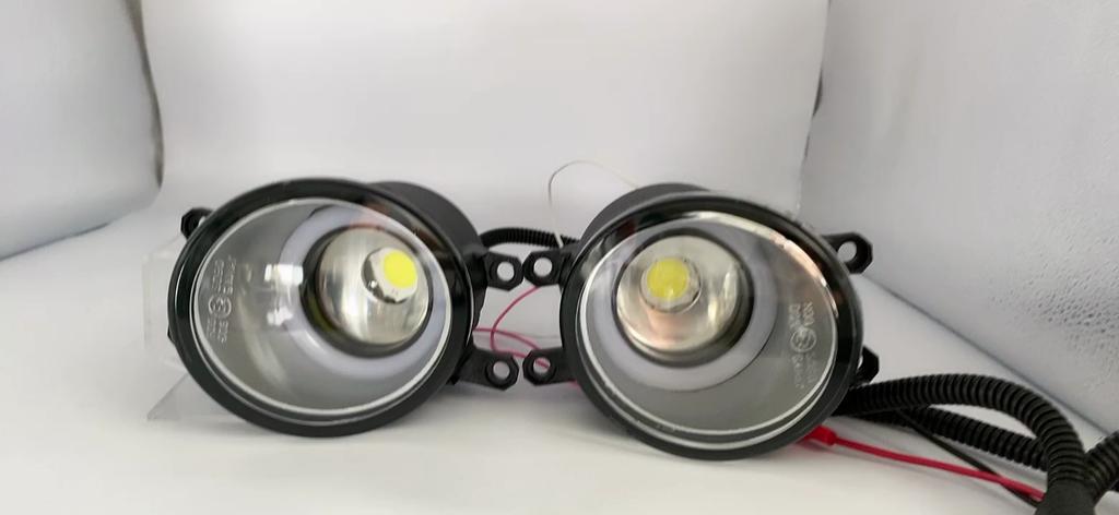 2 Pieces Car Fog Light LED Angel Eye DRL Daytime Running Lamp H11 12V High Bright For Lexus RX270 RX350 RX450 2009 2010 2011